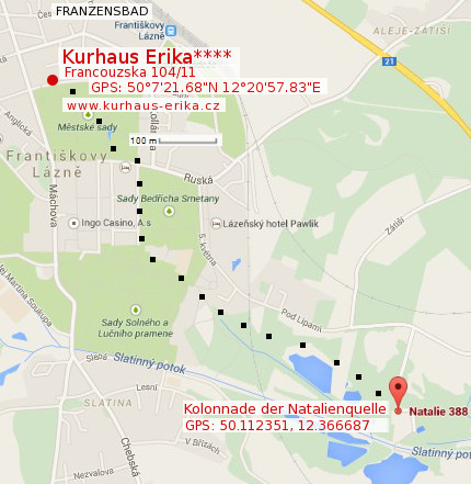 Kolonnade Natalienquelle Franzensbad 