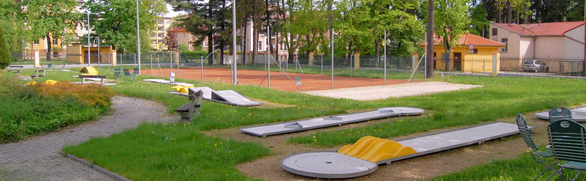Minigolf im Kurhotel Erika****, Franzensbad, Tschechische Republik Minigolf,Franzensbad