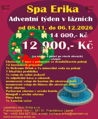 Pobyt, lázně, advent