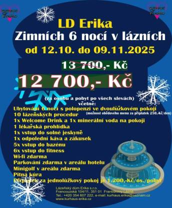 Zima v lázních, 2025, akce