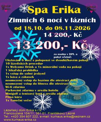 Zima v lázních, 2026, akce