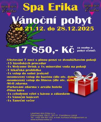 Vánoce pobyty Františkovy Lázně 